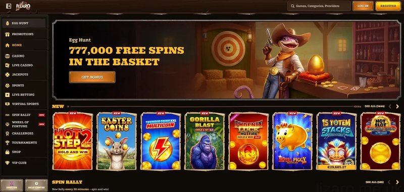 Overview of lizaro casino